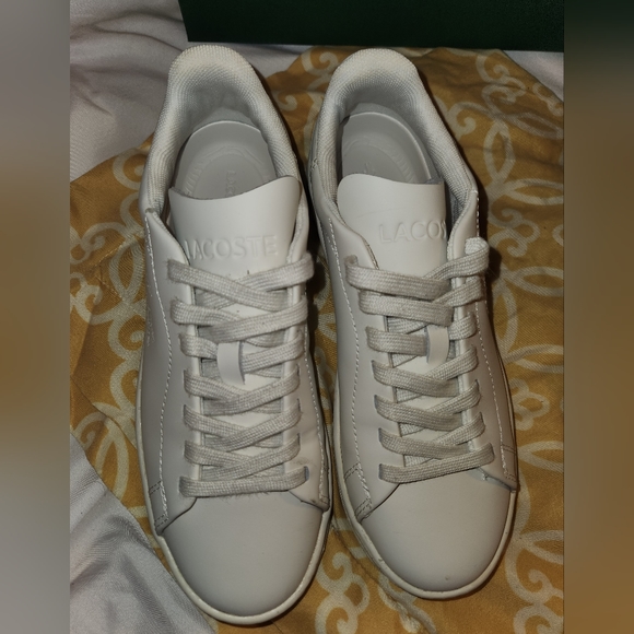 White Lacoste Sneakers - Picture 2 of 5